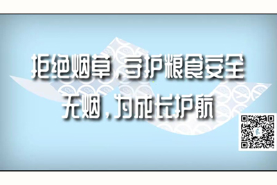 大鸡巴视频好厉害古装拒绝烟草，守护粮食安全